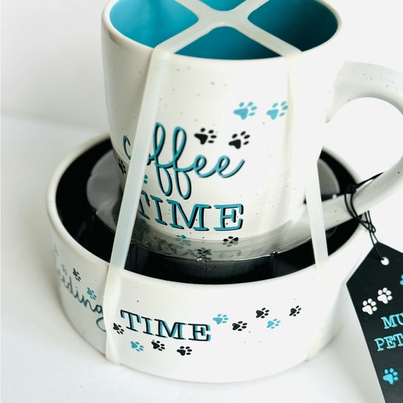 Pet Bowl and Coffee Mug Set, New With Tags Gift Set - Picture 3 of 6
